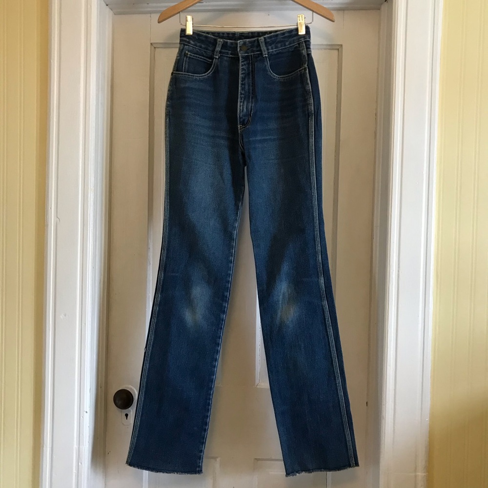 Vintage 70s 80s Sopraffino hi-rise jeans 25” waist
